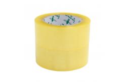 China 22 Years Factory Clear / Transparent Yellowish Packing Tape Factory Price supplier