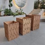 Light-weight Fiber Clay Planter For Warmer Camping Burners And Barbecue D380*H410 for sale
