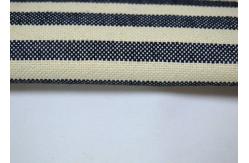 China Anti - Static harmless black and white striped fabric Tear - Resistant supplier