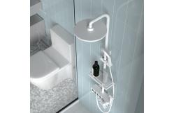 China Polished White Brass Wall Mounted Rain Shower With Four Functions supplier