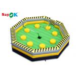 Inflatable Backyard Games 6m Crazy Inflatable Meltdown Machine Meltdown Wipeout Game For Amusement for sale