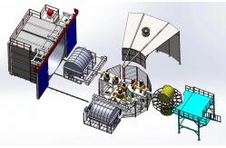 China Carousel Rotomolding Machine/Rotational Molding Machine For Hollow Plastics supplier