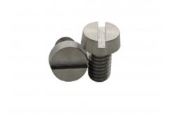 China Titanium Slotted Head Cap Screws Titanium Fasteners supplier