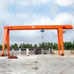 15 Ton MH Type Hoist  Single Girder Portal Crane 15M Span Rail Operated for sale