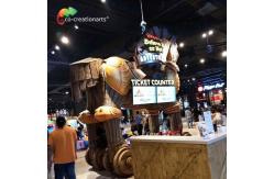 China Theme Park Custom Made Animatronics Trojans Model supplier