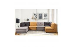China L Shape Modern Modular Sectional Sofa Anti Fading Multicolor supplier