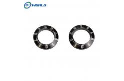 China OEM CNC Turning Machining Parts Laser Engraving Black Anodizing Aluminum Parts supplier