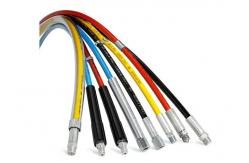 China 70Mpa Ultra High Pressure Hose DN10 4 Layer Kink Resistant supplier
