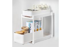 China Convenient And Practical Pull Out Multifunction Kitchen Organizer 1kg Quantity 2 Containers supplier