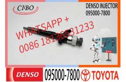 China 095000-7800 For TOYOTA  Diesel Fuel Injector  23670-30310 23670-39285 supplier