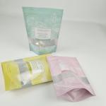 Body Scrub Bath Sea Salt Zipper Stand Up Spice Bag Pouch Plastic Pouches Packaging for sale