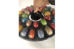 China Beautiful Portable Macaron Transparent Plastic Tray Chocolate Candy Box supplier