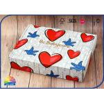 F Flute Corrugated Paper Printed Mailer Boxes Knapsack Packaging for sale