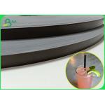 Good Tensile Black Straw Paper Roll For Drinking Paper Straws
