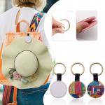 Customized Sublimation Leather Magnetic Hat Clip Golf Hat Clip Leather Wallet Key Pendant for sale