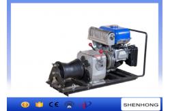 China 10KN YAMAHA Engine Cable Pulling Tools Belt Driven / Cable Powered Winch supplier