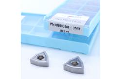 China Carbide Turning Insert WNMG0804 , Negative CNC Insert With 3MU Semi-finish Chipbreaker supplier