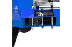China Leaf Wood Mulcher Machine With 6 Chipping Knives 7 - 11 Inch Tiller Depth supplier