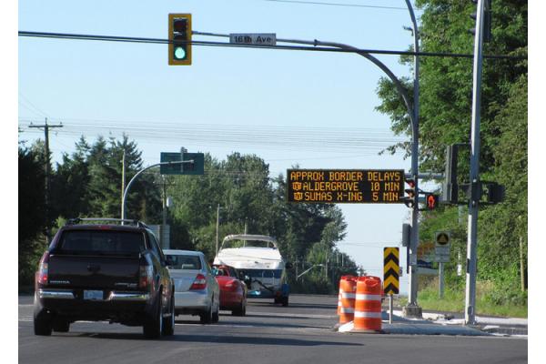 Outdoor Variable Speed Limit Signs Communication Big Capacity Date Logger