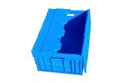 China plastic collapsible crate plastic stackable crates folding boxs with lids supplier