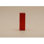 Frosted Matt Red Empty Lipstick Bottles Square Shape For Personal Care