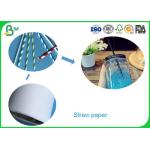 Recyclable 25mm 27mm 30mm 32mm 50mm Straw Paper Rolls for Drinking Grade Packages for sale