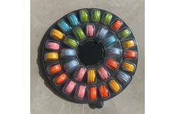 China Macaron 60 Transparent Macaron Tray Packaging Handmade Box  Chocolate Packaging supplier