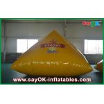 3m Decoration Custom Inflatable Products Yellow Inflatable Pyramid Superior for sale