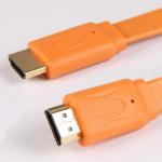 Flat Audio Link Cable HDMI wire , usb audio cable Customized Length