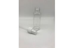 China 100ml PET Plastic Cosmetic Bottles For Wash free disinfectant bottle supplier