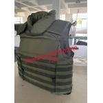 China Adjustable And Elastic Side Straps Armored Guard Metal Jacket Zipper And Velcro Closure for sale