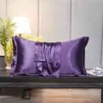 Custom 19 Momme 100 Satin Silk Pillowcase Plain Dyed For Hotel for sale