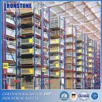 Compact Very Narrow Aisle Pallet Racking System For Warehouse Storage Solution for sale