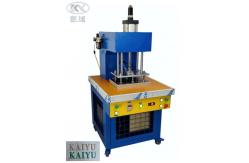 China Adjustable Cotton 3D Fabric Embossing Machine Pneumatic Cold Press supplier