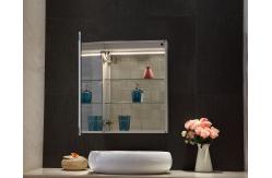China Hotels Illuminated LED Lighted Mirror Cabinet high Visibility With Defogger supplier