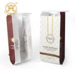 OEM Printing Logo Resealable Paper Bags With Window for sale