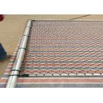 8 Foot Chain Link Fence With Galvanized PVC Coated Mesh Size 60*60mm for sale