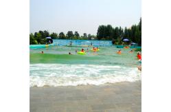 China Dynamic Concrete Water Park Wave Pool With Customizable  Height Frequency supplier