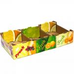 OEM Folding Cardboard Fruit And Veg Boxes Customized Size