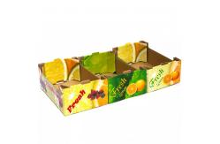 China OEM Folding Cardboard Fruit And Veg Boxes Customized Size supplier