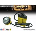 520g GL12-A Black Small Led 160cm Cable Manual Mining Cap Lights 25000 Lux Brightness for sale