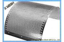 China 2mm Stainless Steel Perforated Metal Mesh Sheet Round Hole Punched Openings supplier