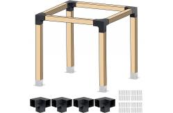 China Create the Perfect Hunting Blind with Elevated Wood Stand Kit and Aluminum Pergola supplier