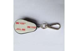 China Tear Shape Retractable Anti Theft Pull Box Recoiler with Key Hook End supplier