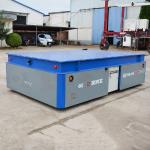 Hydraulic Lifting Automatic Transfer Cart , 25 Tons Heavy Duty Transport Trolley for sale