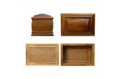 China OEM ODM Wooden Ashes Urn Box Wood Cremation Urns Polished Finish Wholesale supplier