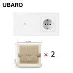1 Gang Switch 1 Gang Socket Plastic Switch And Socket With Single Live Wire Control for sale