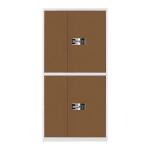 Fire Resistant Modern 6mm Thickness Metal Clothes Cupboard for sale