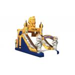 Castle Theme 0.55mm PVC Commercial Inflatable Water Slides for sale