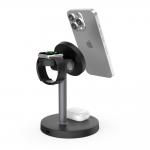 5V/3A 3 in 1 Multi-functional Wireless Charger CE/FCC/RoHS/UKCA Certified for sale
